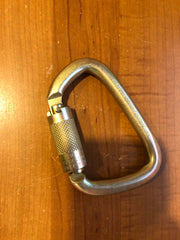 Gold carabiner